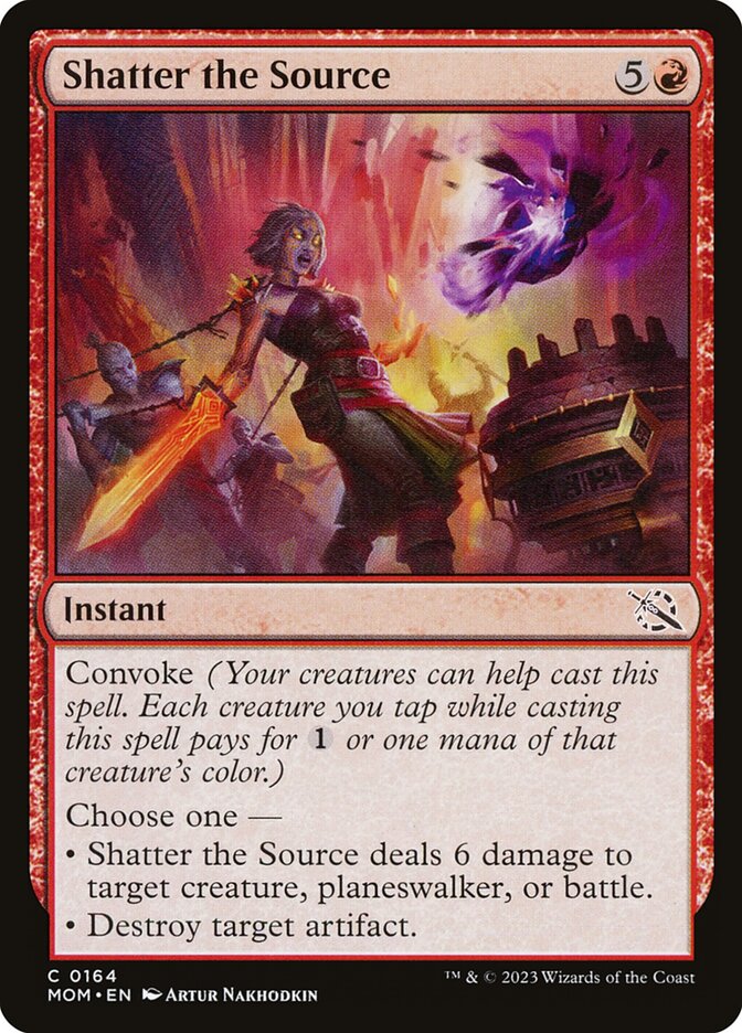 Shatter the Source 164/291 (March of the Machine)  - Foil