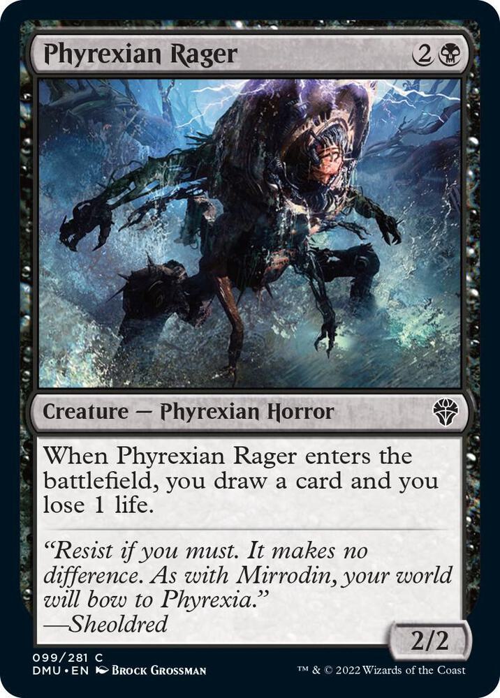 Phyrexian Rager 99/281 (Dominaria United) 