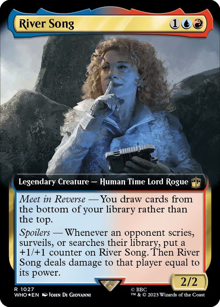 River Song 1027/331 (Universes Beyond: Doctor Who)  - Extended Art Surge Foil