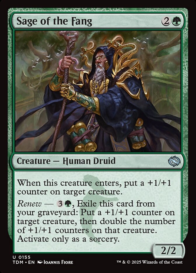 Sage of the Fang 155/291 (Tarkir: Dragonstorm)  - Foil