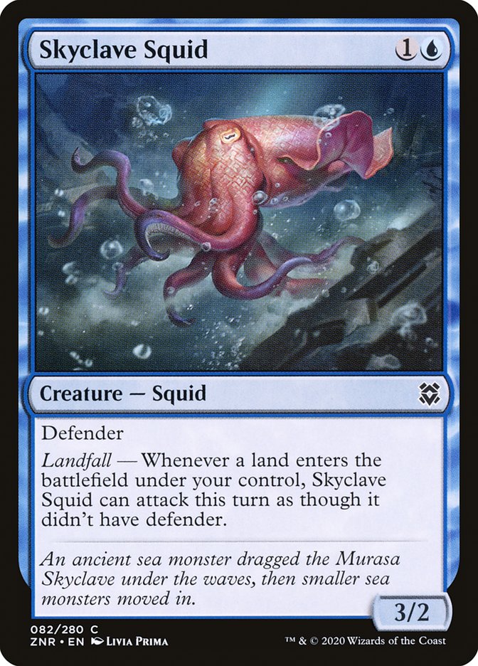 Skyclave Squid 82/280 (Zendikar Rising)  - Foil