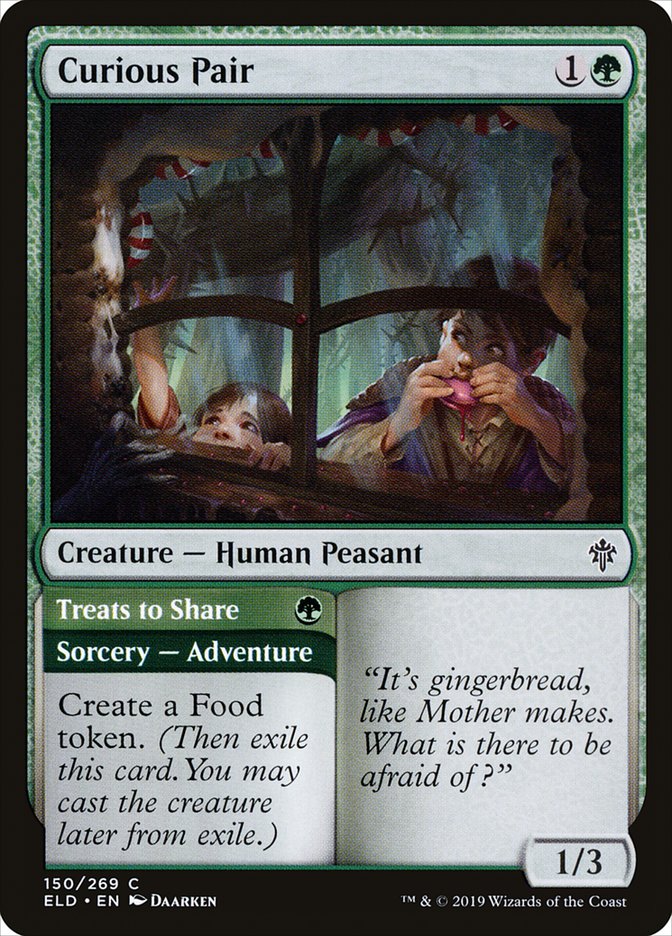 Curious Pair // Treats to Share 150/269 (Throne of Eldraine) 