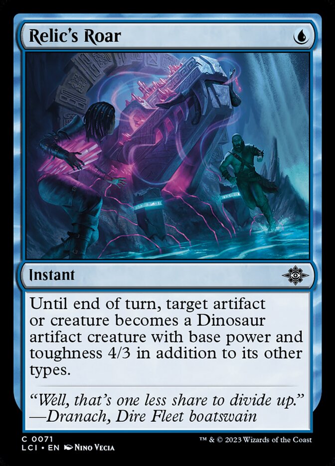 Relic's Roar 71/291 (The Lost Caverns of Ixalan)  - Foil