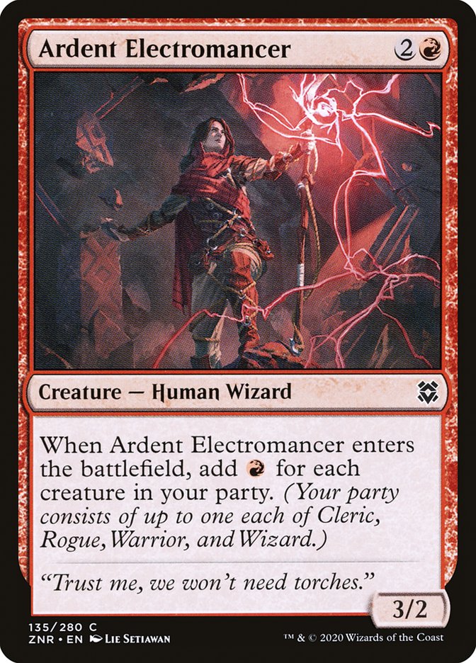 Ardent Electromancer 135/280 (Zendikar Rising)  - Foil