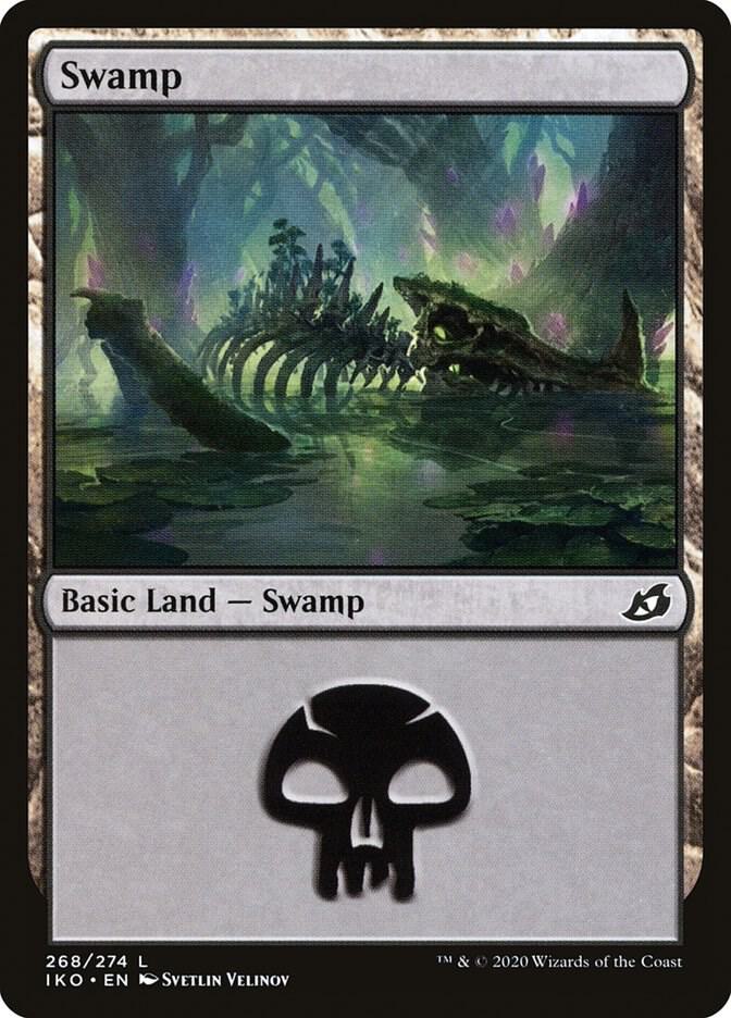 Swamp 268/274 (Ikoria: Lair of Behemoths)  - Foil