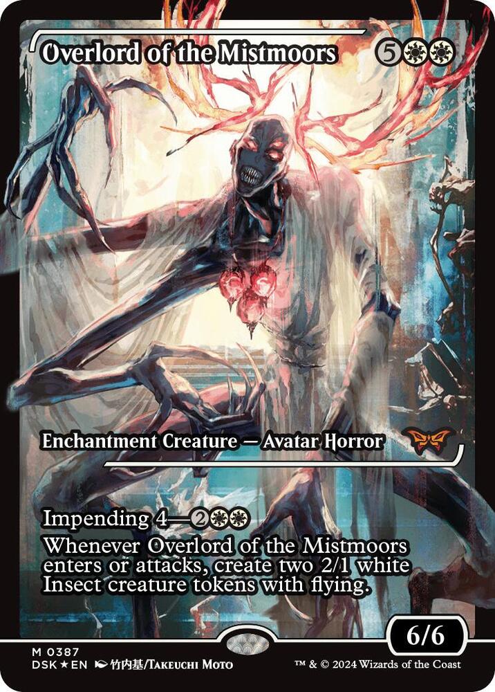 Overlord of the Mistmoors 387/286 (Duskmourn: House of Horror)  - Showcase Foil