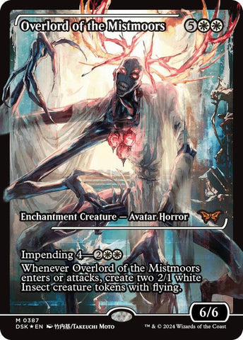 Overlord of the Mistmoors 387/286 (Duskmourn: House of Horror)  - Showcase Foil