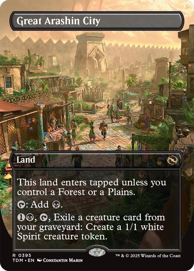 Great Arashin City 395/291 (Tarkir: Dragonstorm)  - Borderless