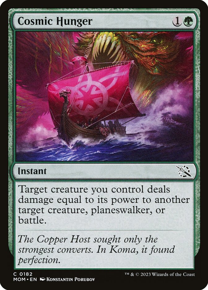 Cosmic Hunger 182 (March of the Machine)  - Foil