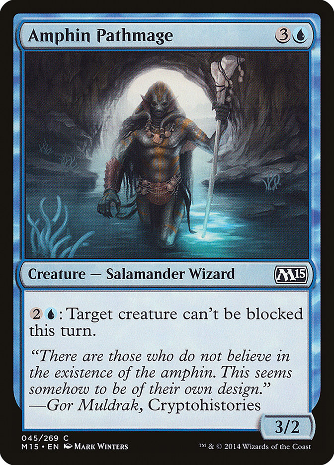 Amphin Pathmage 45 (Magic 2015 (M15))  - Foil