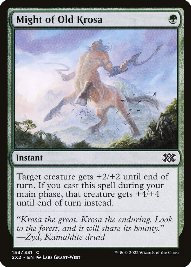 Might of Old Krosa 153/331 (Double Masters 2022)  - Foil