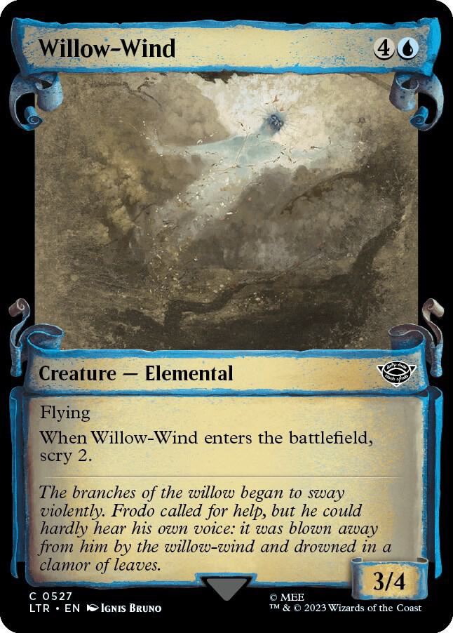 Willow-Wind 527 (Universes Beyond: The Lord of the Rings: Tales of Middle-earth)  - Showcase Scroll