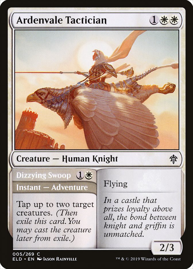 Ardenvale Tactician // Dizzying Swoop 5/269 (Throne of Eldraine)  - Foil