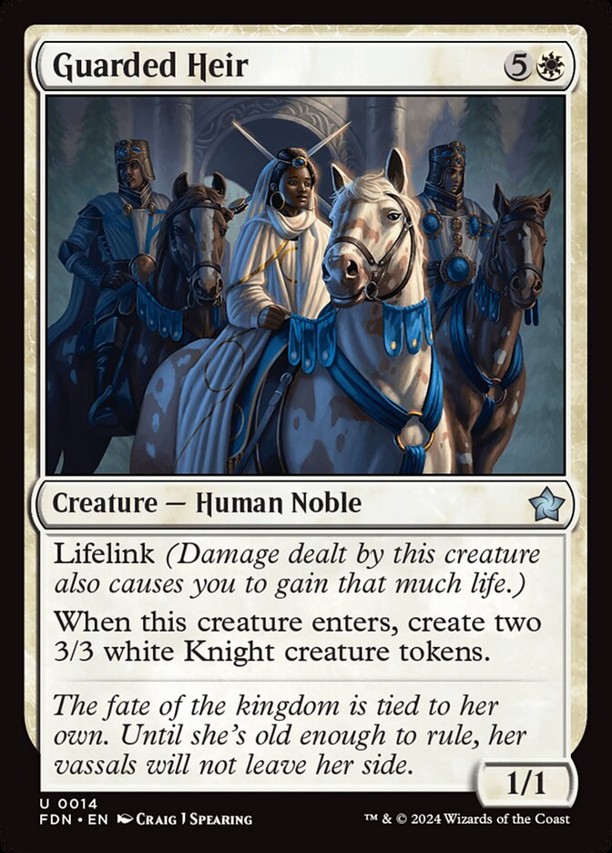 Guarded Heir 14/291 (Foundations)  - Foil