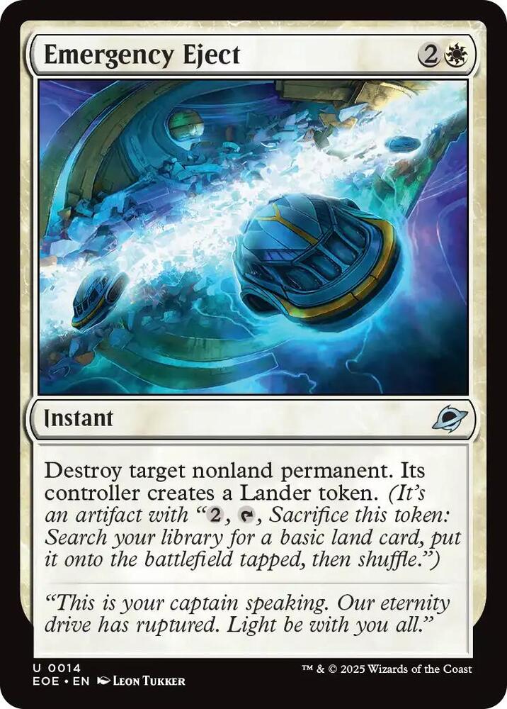Emergency Eject 14 (Edge of Eternities)  - Foil