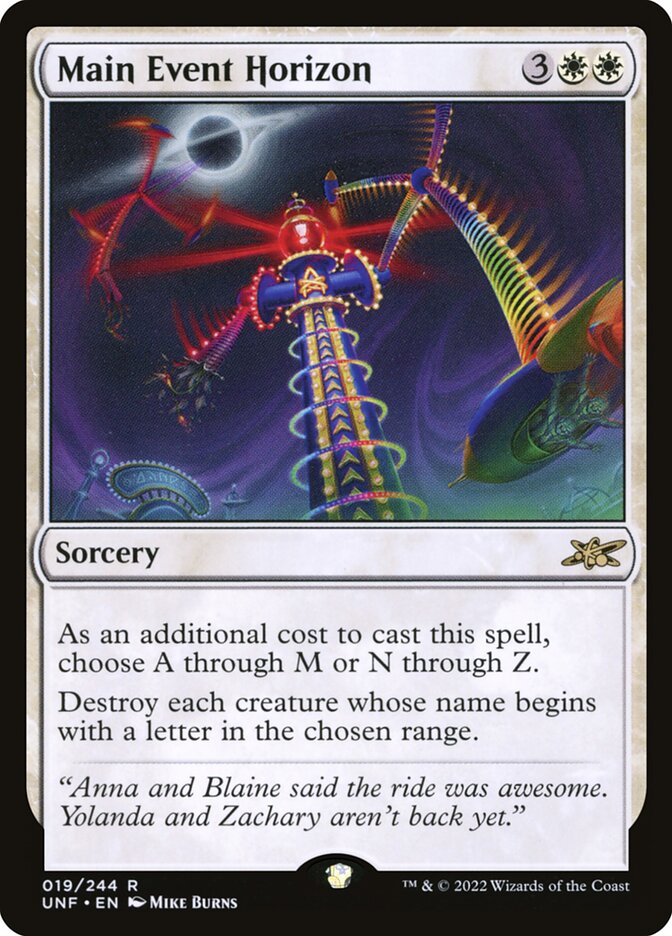 Main Event Horizon 19/244 (Unfinity) 