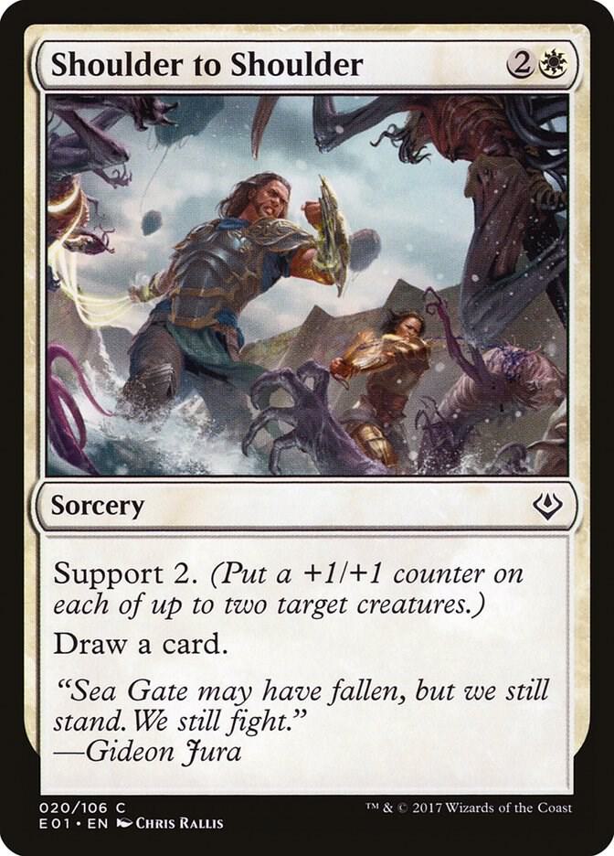 Shoulder to Shoulder 20/106 (Archenemy: Nicol Bolas) 