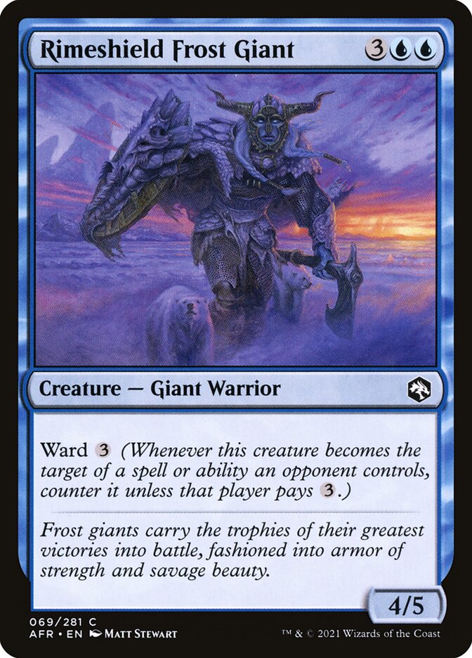 Rimeshield Frost Giant 69 (Adventures in the Forgotten Realms) 