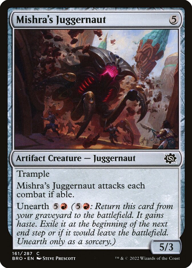 Mishra's Juggernaut 161/287 (The Brothers' War) 