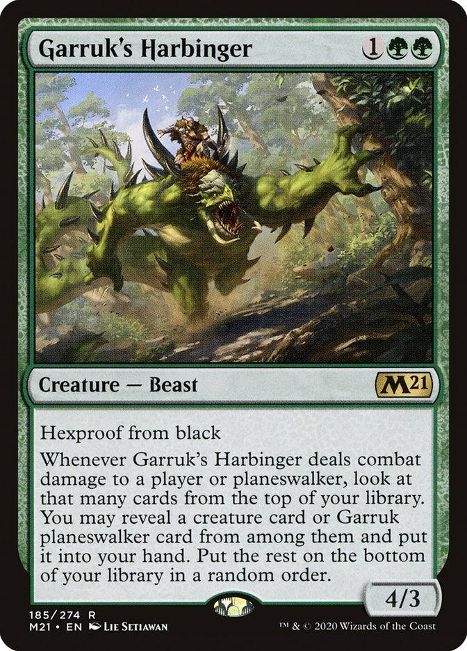Garruk's Harbinger 185 (Core Set 2021) 
