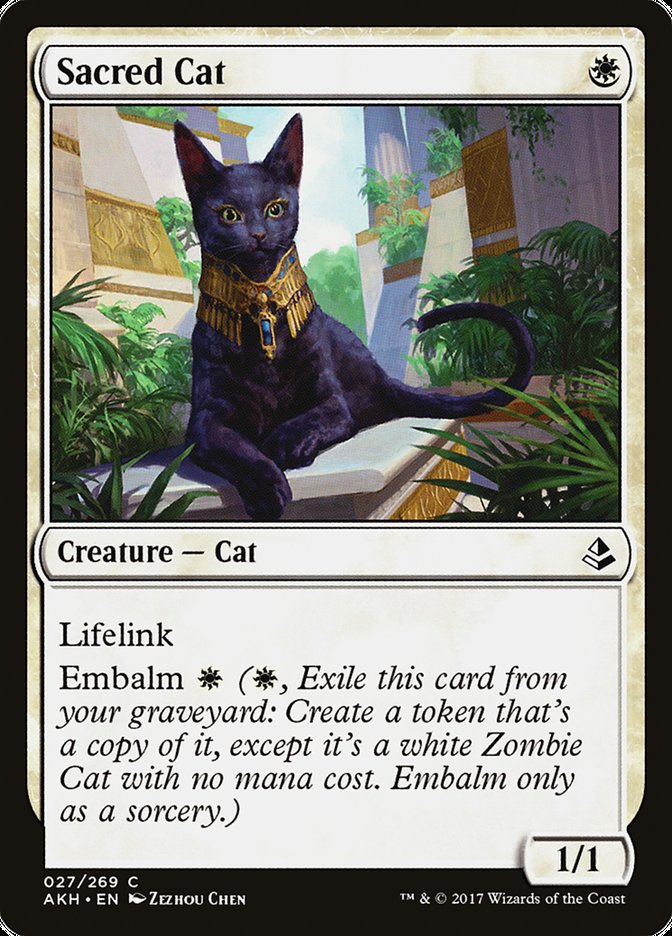 Sacred Cat 27/269 (Amonkhet) 