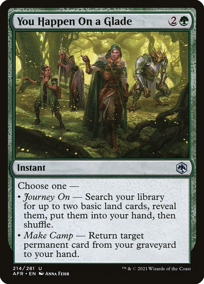 You Happen On a Glade 214 (Adventures in the Forgotten Realms)  - Foil