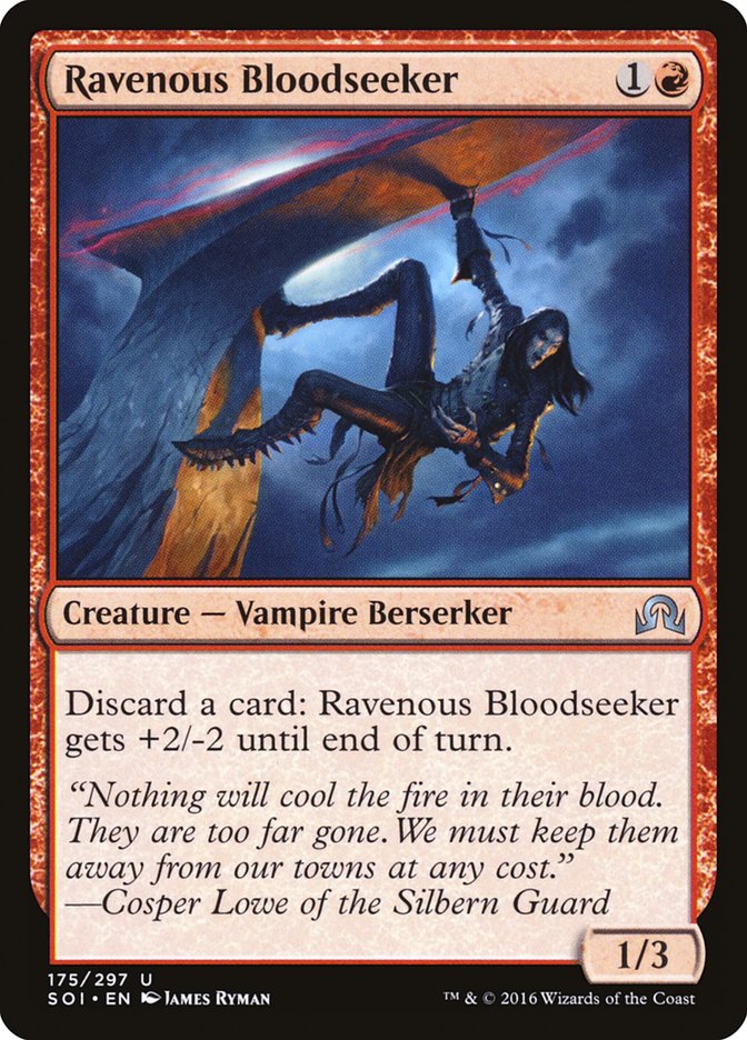 Ravenous Bloodseeker 175/297 (Shadows over Innistrad) 