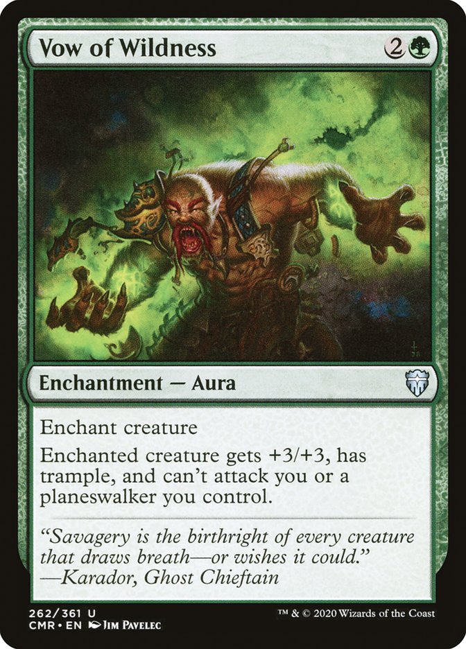 Vow of Wildness 262 (Commander Legends) 