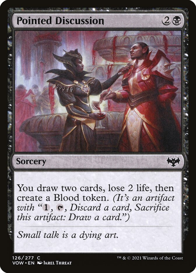 Pointed Discussion 126/277 (Innistrad: Crimson Vow)  - Foil