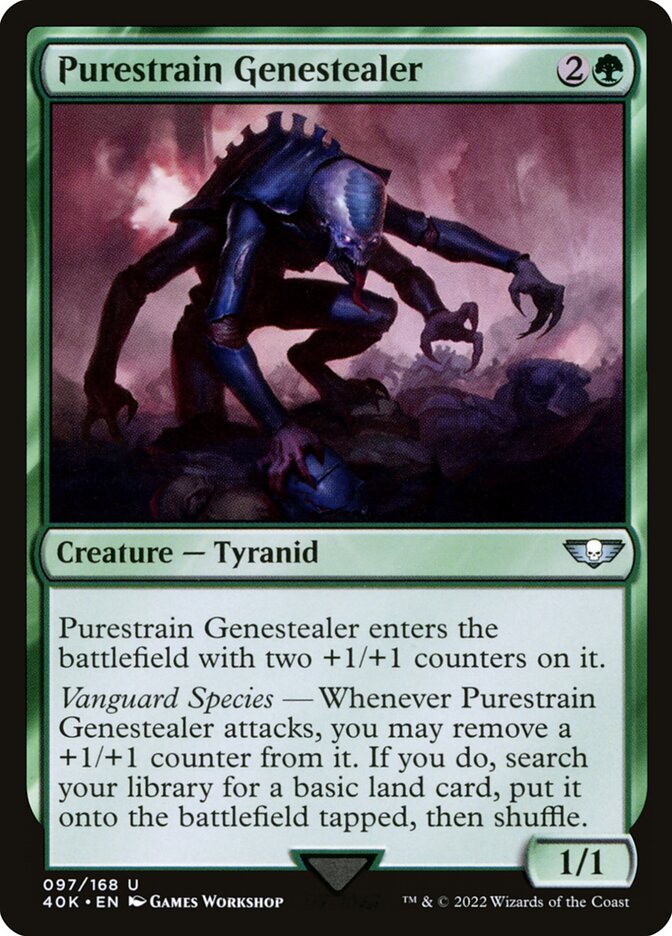 Purestrain Genestealer 97/617 (Universes Beyond: Warhammer 40,000) 