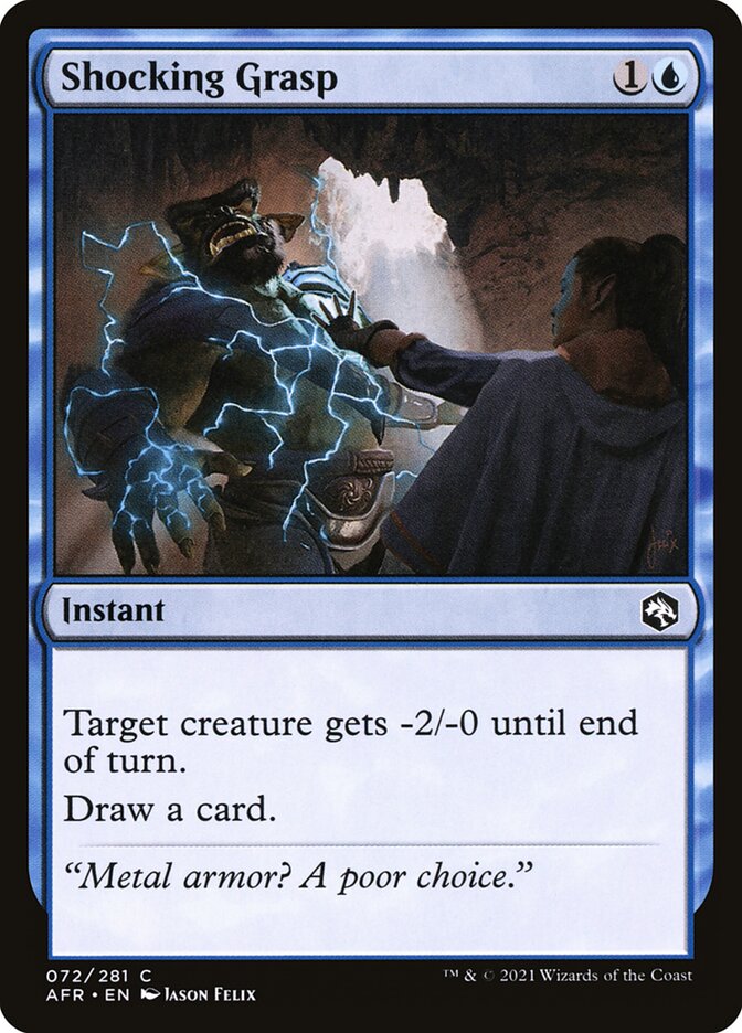 Shocking Grasp 72 (Adventures in the Forgotten Realms)  - Foil