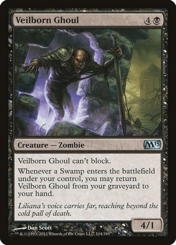 Veilborn Ghoul 114/249 (Magic 2013 (M13)) 