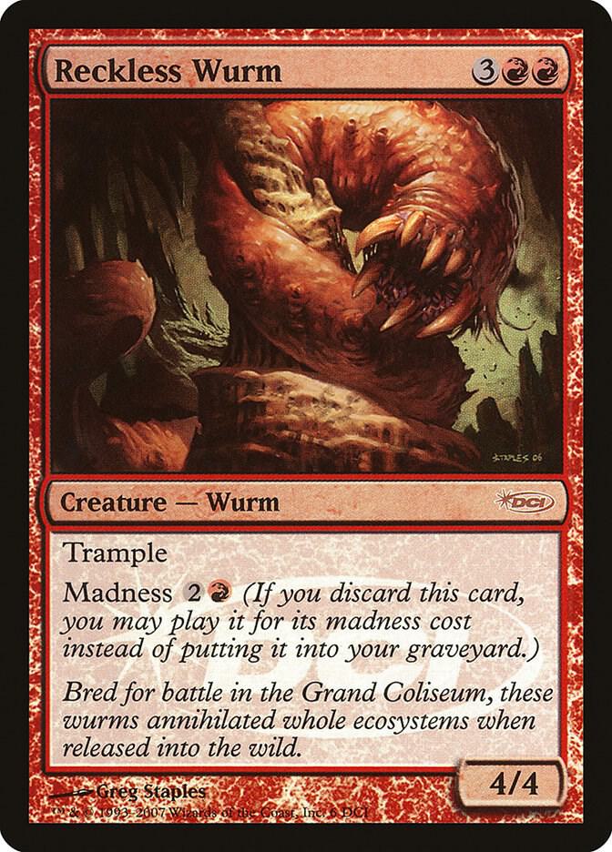 Reckless Wurm 6/79 (WPN & Gateway Promos)  - Foil