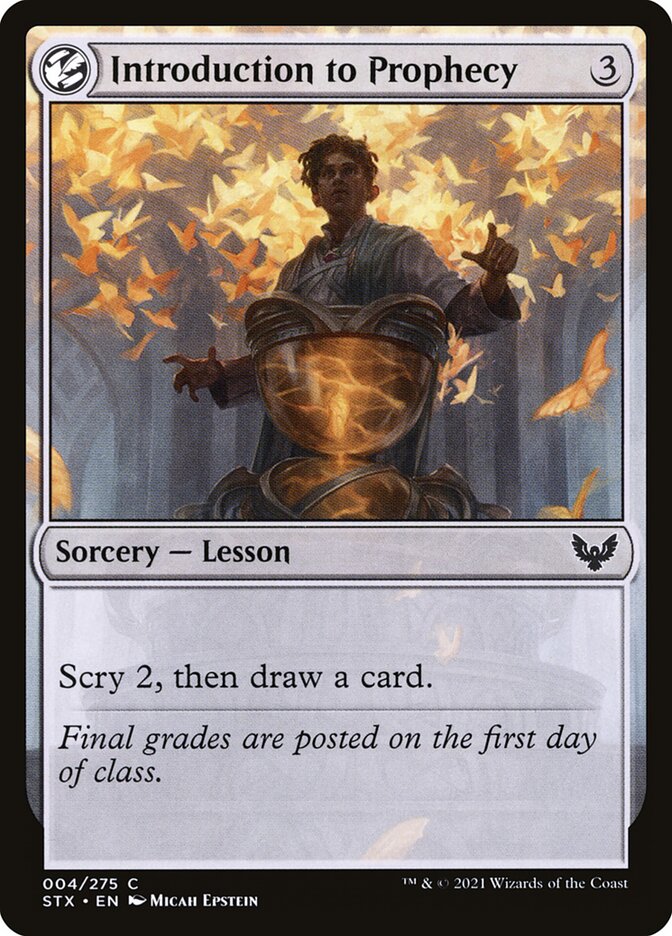 Introduction to Prophecy 4 (Strixhaven: School of Mages)  - Foil