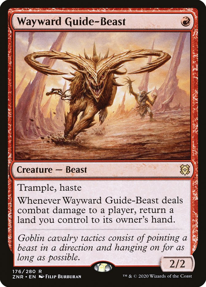 Wayward Guide-Beast 176/280 (Zendikar Rising) 