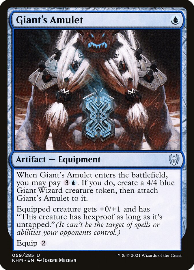 Giants Amulet 59 (Kaldheim)  - Foil