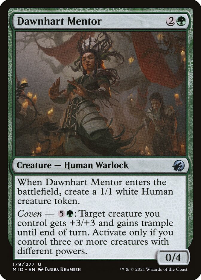 Dawnhart Mentor 179/277 (Innistrad: Midnight Hunt) 