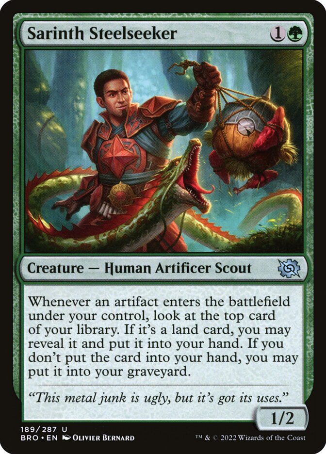 Sarinth Steelseeker 189/287 (The Brothers' War) 