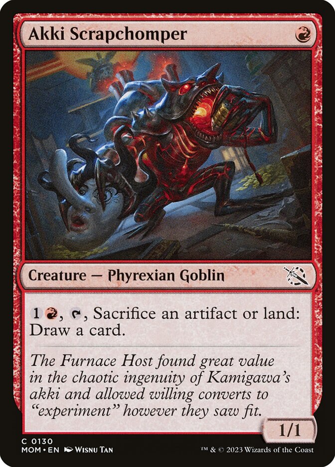 Akki Scrapchomper 130/291 (March of the Machine)  - Foil