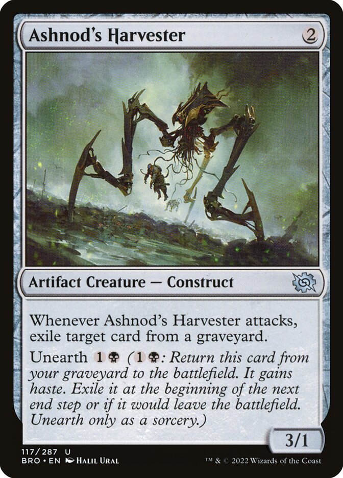 Ashnod's Harvester 117/287 (The Brothers' War) 