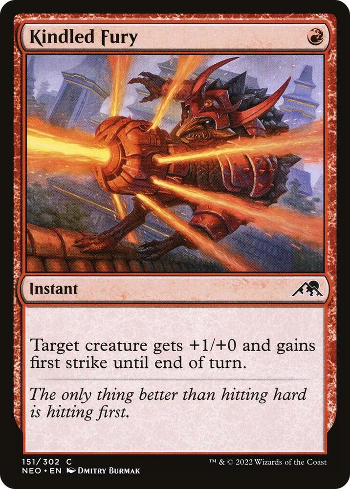 Kindled Fury 151/302 (Kamigawa: Neon Dynasty) 