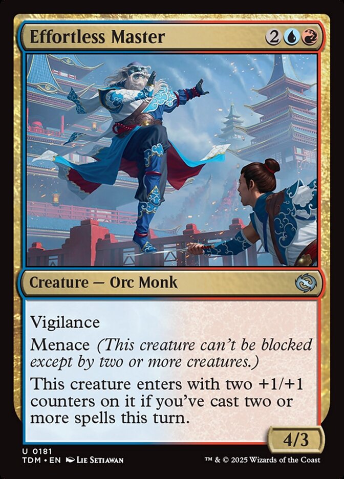 Effortless Master 181 (Tarkir: Dragonstorm)  - Foil