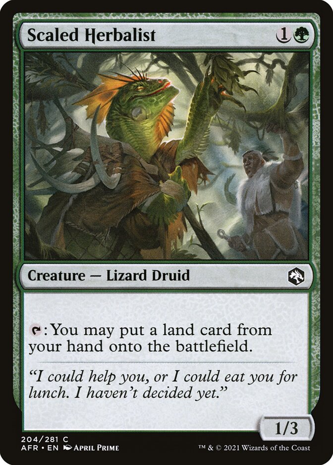 Scaled Herbalist 204 (Adventures in the Forgotten Realms) 