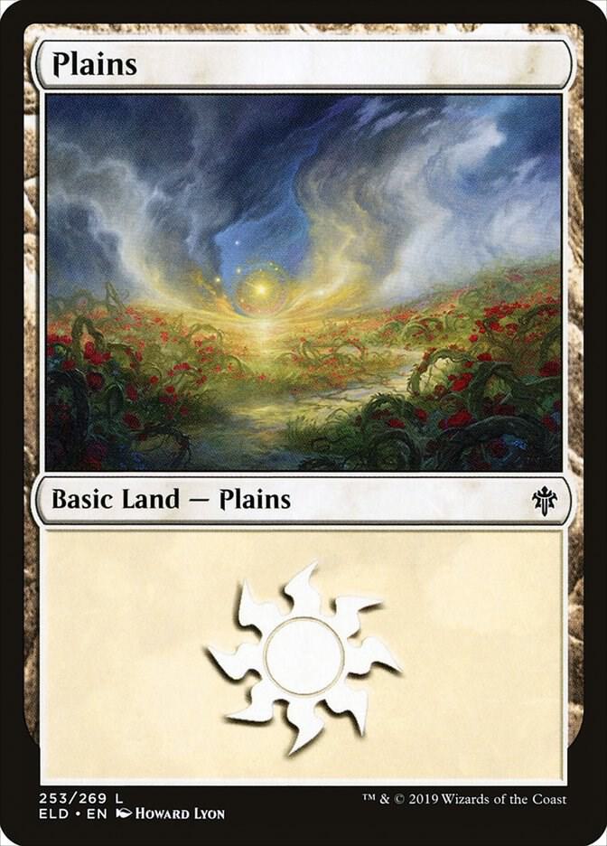 Plains 253/269 (Throne of Eldraine)  - Foil