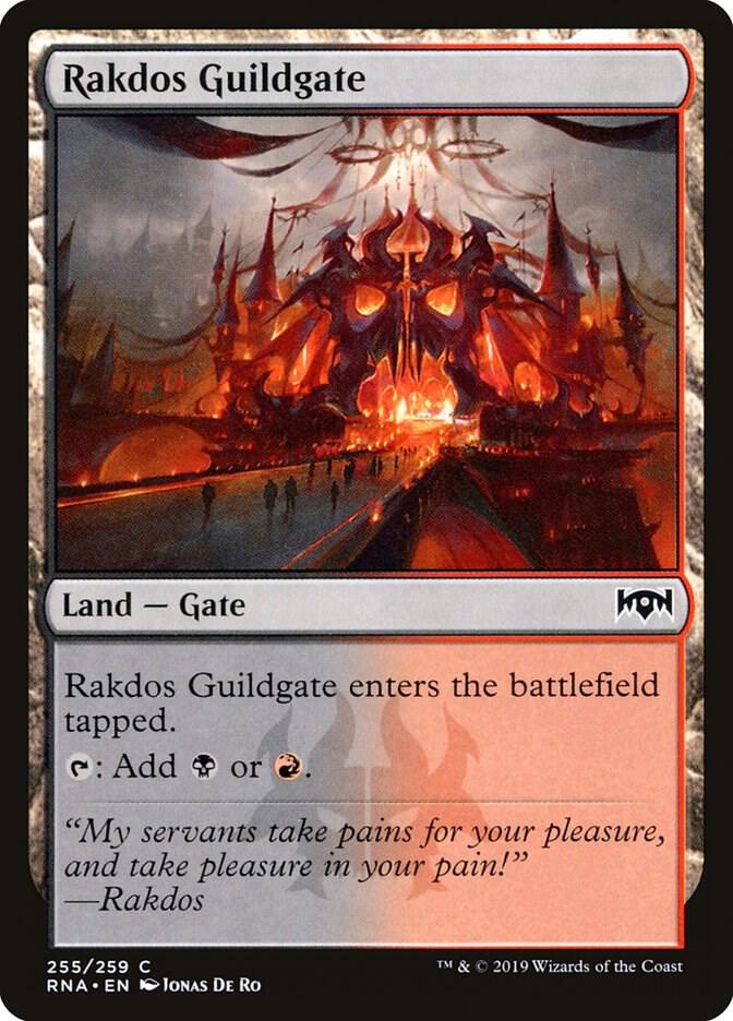 Rakdos Guildgate 255 255/259 (Ravnica Allegiance) 