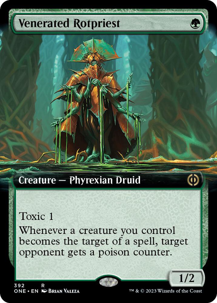 Venerated Rotpriest 392 (Phyrexia: All Will Be One)  - Extended Art Foil