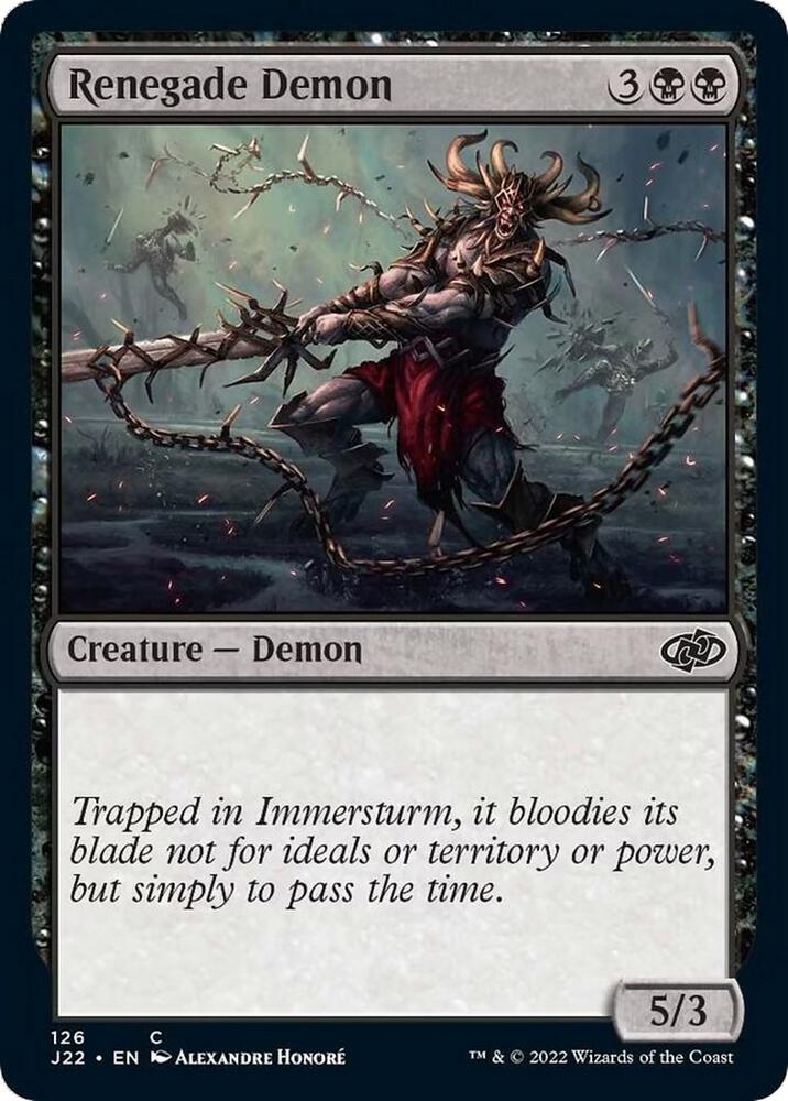 Renegade Demon 126/834 (Jumpstart 2022) 