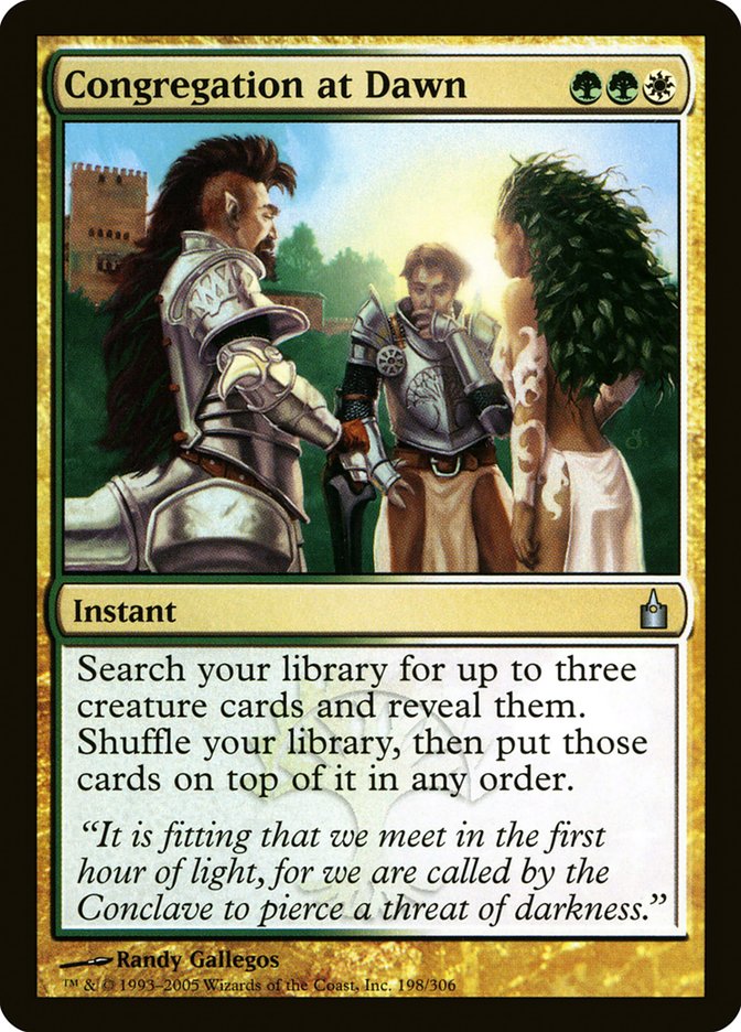 Congregation at Dawn 198 (Ravnica: City of Guilds) 