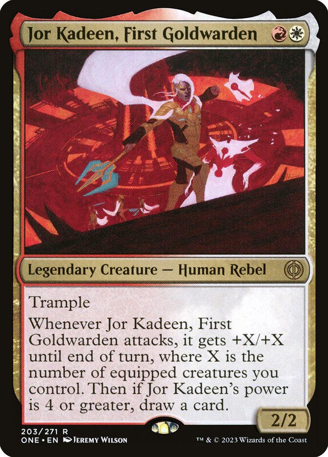 Jor Kadeen, First Goldwarden 203 (Phyrexia: All Will Be One) 