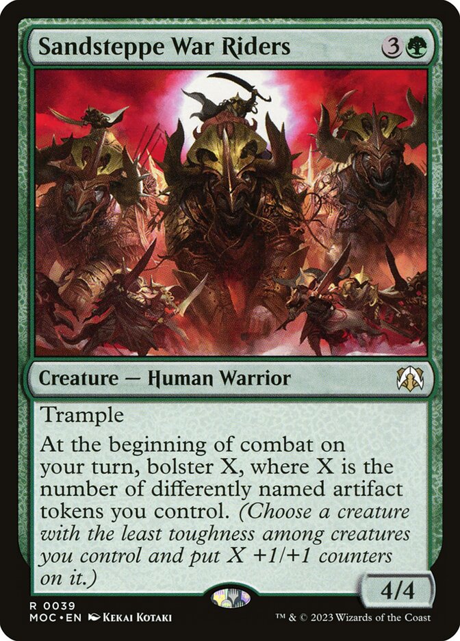 Sandsteppe War Riders 39/444 (Commander: March of the Machine) 